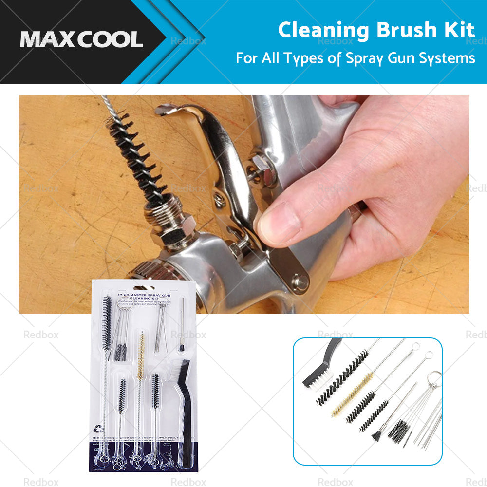 {{ 17PCS Spray Gun Cleaning Brush Kit Suitable For All Types of Spray Gun Systems }} - Buy Car Parts Online at {{ Kaka Auto Parts }}.