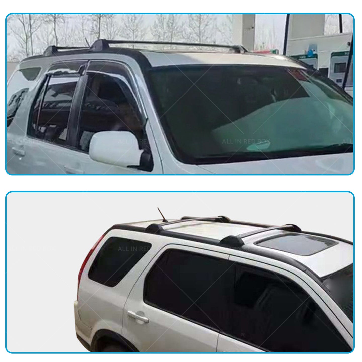 {{ Pair Suitable For Honda CRV 2002-2006 Cross Bar Roof Rack Black }} - Buy Car Parts Online at {{ Kaka Auto Parts }}.