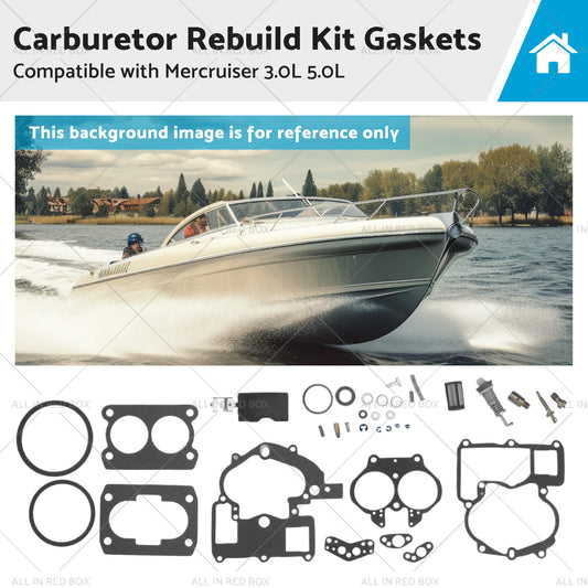 {{ 302-804844002 Carburetor Rebuild Kit Gaskets Suitable for Mercruiser 3. 0L 5. 0L }} - Buy Car Parts Online at {{ Kaka Auto Parts }}.
