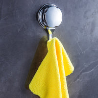 2x Strong Vacuum Suction Cup Hook Suitable For Bathroom and Kitchen Towel Shower Holder