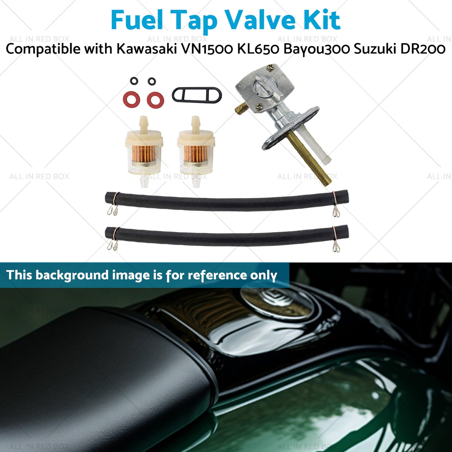 {{ 5 16'' Fuel Valve Switch Petcock For Kawasaki VN1500 KL650 Bayou300 Suzuki DR200 }} - Buy Car Parts Online at {{ Kaka Auto Parts }}.