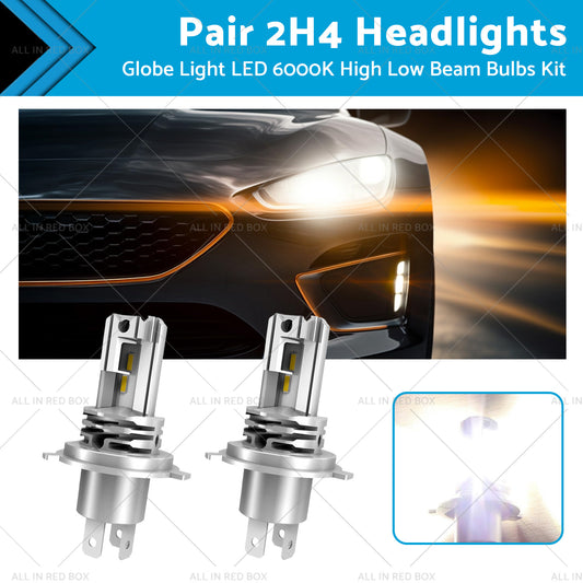 {{ 2x H4 Headlights Replacement Globe Light LED 6000K High Low Beam Bulbs Kit }} - Buy Car Parts Online at {{ Kaka Auto Parts }}.