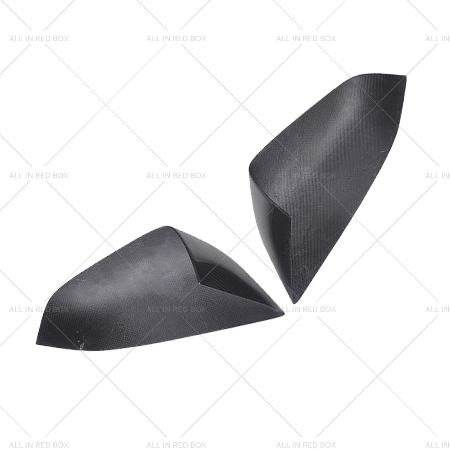{{ 2x Real Carbon Fiber Wing Side Mirror Cover Trim Suitable For Tesla Model S }} - Buy Car Parts Online at {{ Kaka Auto Parts }}.