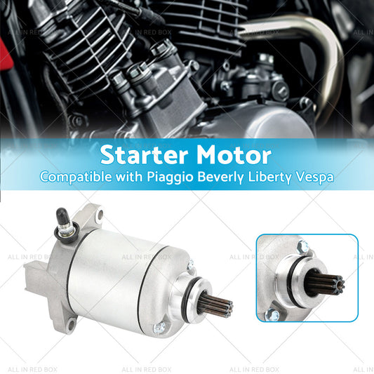 Starter Suitable For Piaggio Fly 125 Vespa LX 125 Liberty 150 X8 X9 200 X-Evo