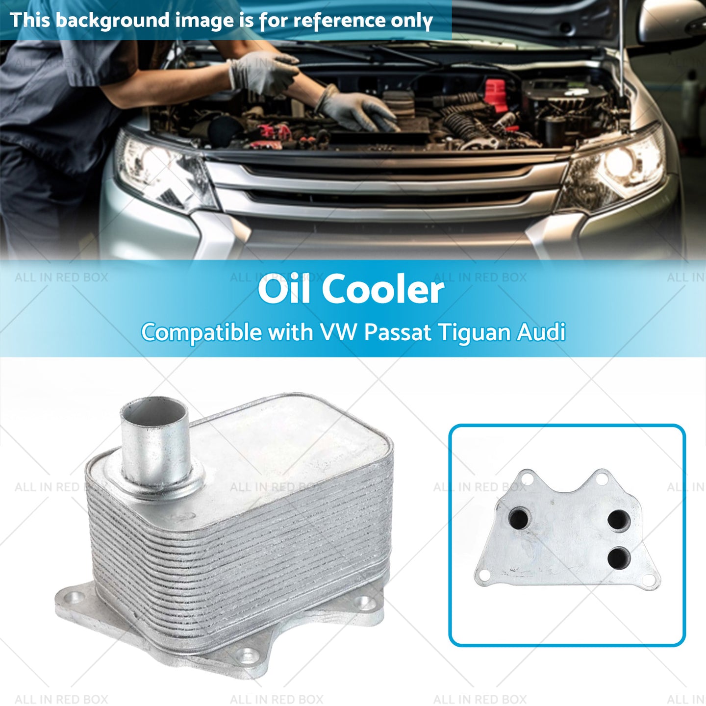 {{ Oil Cooler Suitable for VW Passat Tiguan Audi A4 A5 A6 TT Skoda Octavia Superb }} - Buy Car Parts Online at {{ Kaka Auto Parts }}.