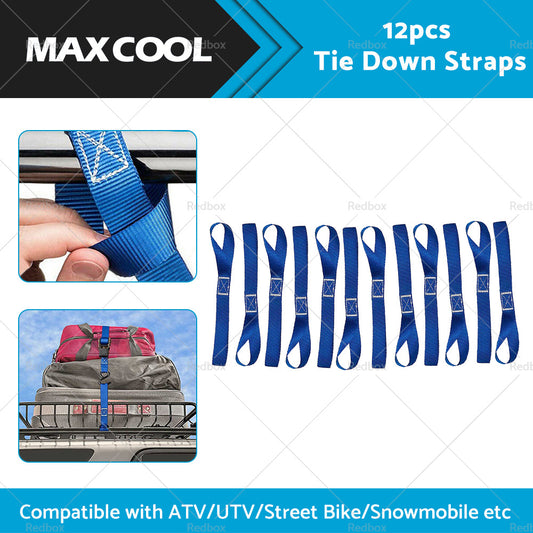 {{ 12PCS Soft Loop Tie Down Strap Lashing Strap for Motorcycle Dirt Bike Heavy Duty }} - Buy Car Parts Online at {{ Kaka Auto Parts }}.