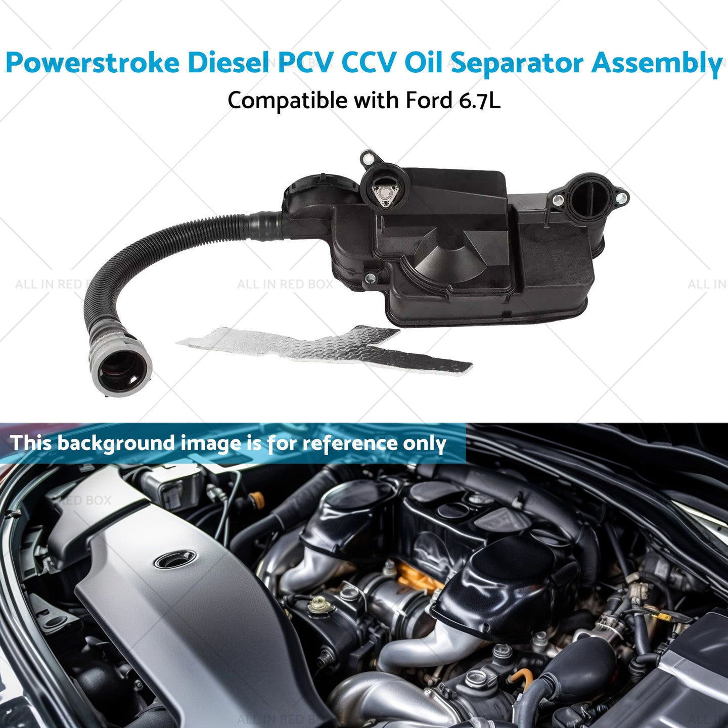 {{ Powerstroke Diesel PCV CCV Oil Separator Assembly Suitable for 11-16 Ford 6. 7L }} - Buy Car Parts Online at {{ Kaka Auto Parts }}.