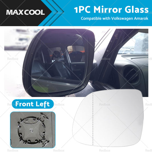 {{ Suitable for VW AMAROK 2010-2018 Left Side Mirror Glass With Heated Convex base }} - Buy Car Parts Online at {{ Kaka Auto Parts }}.