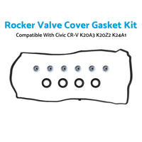 {{ Rocker Valve Cover Gasket Kit Silicone Suitable For Honda Integra DC5 K20A K20Z }} - Buy Car Parts Online at {{ Kaka Auto Parts }}.