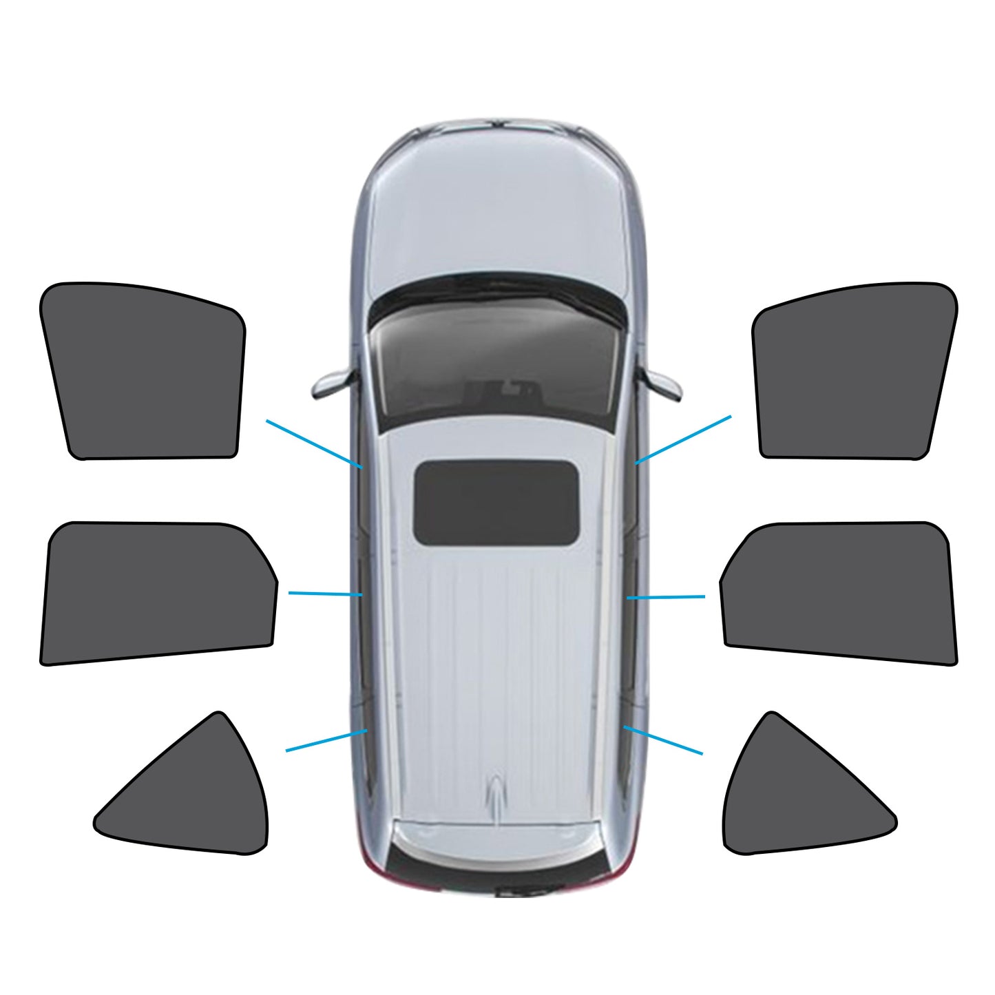 {{ Car Window Shades Suitable for Mazda CX-60 2022-Present UVA & UVB Protection }} - Buy Car Parts Online at {{ Kaka Auto Parts }}.