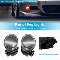 {{ Pair Replacement Clear Fog Lights Lamps Suitable for 2001-2006 BMW E46 3-Series }} - Buy Car Parts Online at {{ Kaka Auto Parts }}.