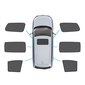 compare product 6x Window Magnetic Mesh Sunshades Front & Rear Suitable For Kia Carnival YP Series 2015-2020
