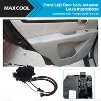 {{ Front Left Door Lock Actuator Latch Fits For Hyundai Santa Fe 2.7 3.3 05-12 }} - Buy Car Parts Online at {{ Kaka Auto Parts }}.