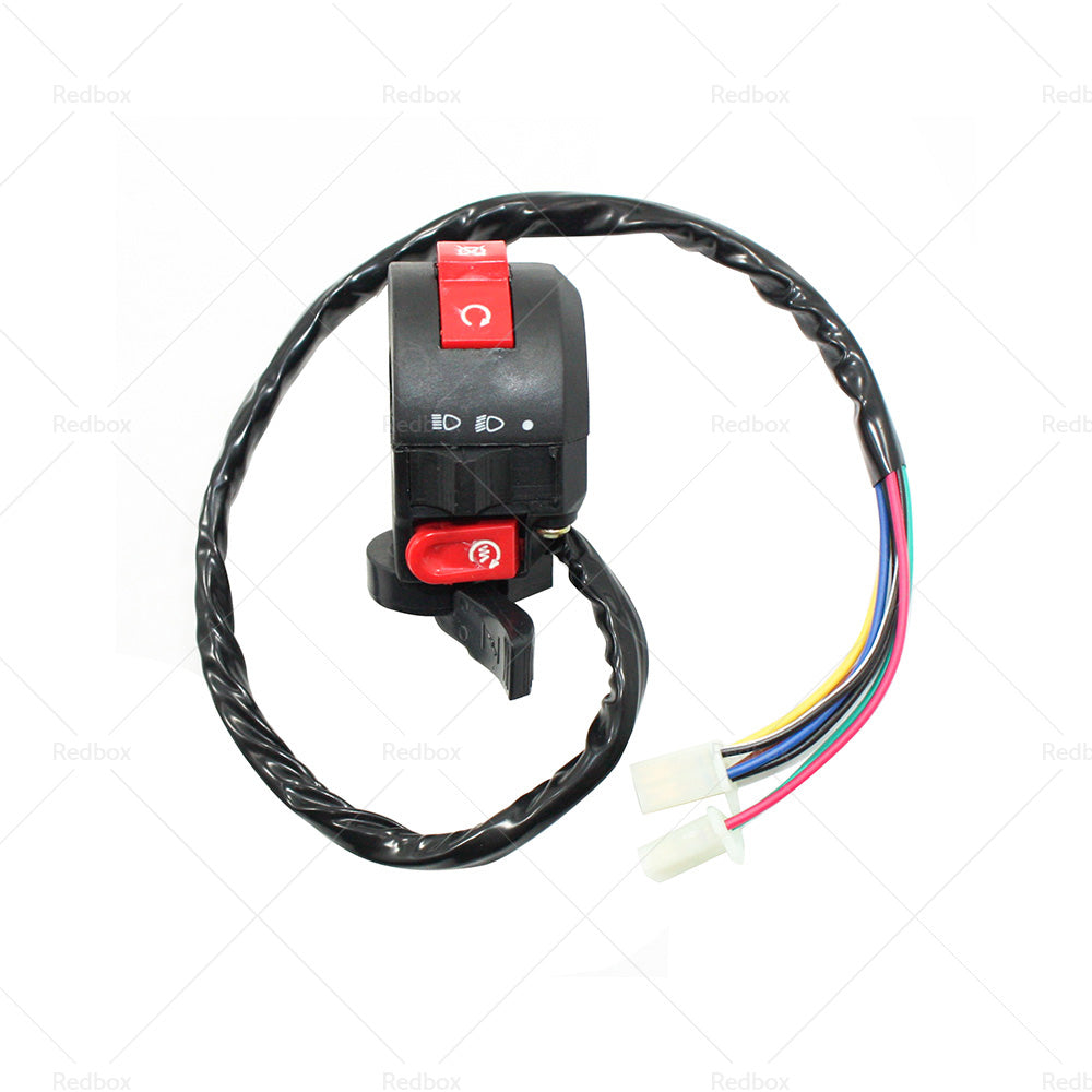 {{ 7 Wire Kill Start Light Switch Button Housing 110cc 125cc PIT Quad Dirt Bike ATV }} - Buy Car Parts Online at {{ Kaka Auto Parts }}.