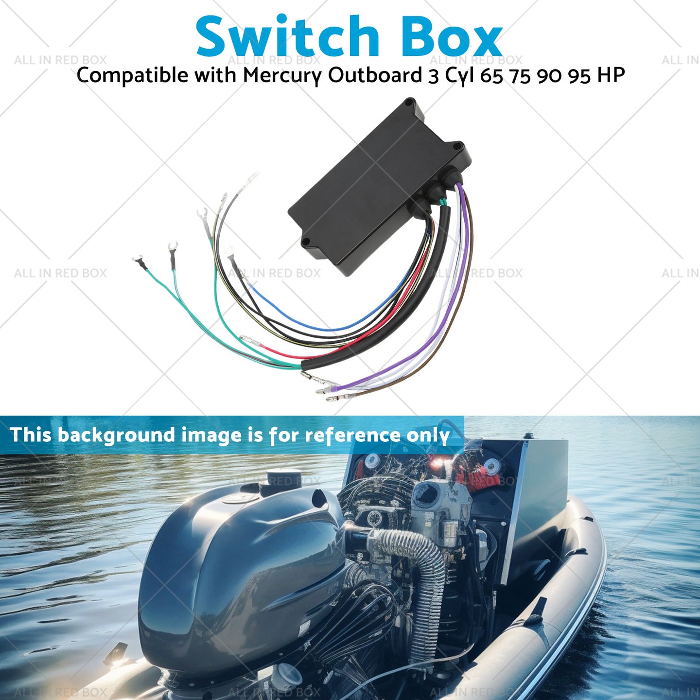 {{ 18495A32 Switch Box Suitable for Mercury Outboard 3 Cyl 65 75 90 95 HP 93-97 }} - Buy Car Parts Online at {{ Kaka Auto Parts }}.