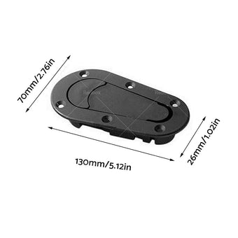 compare product 2Pcs Universal Racing Mount Bonnet Hood Plus Flush Latch Pin Locking Kit