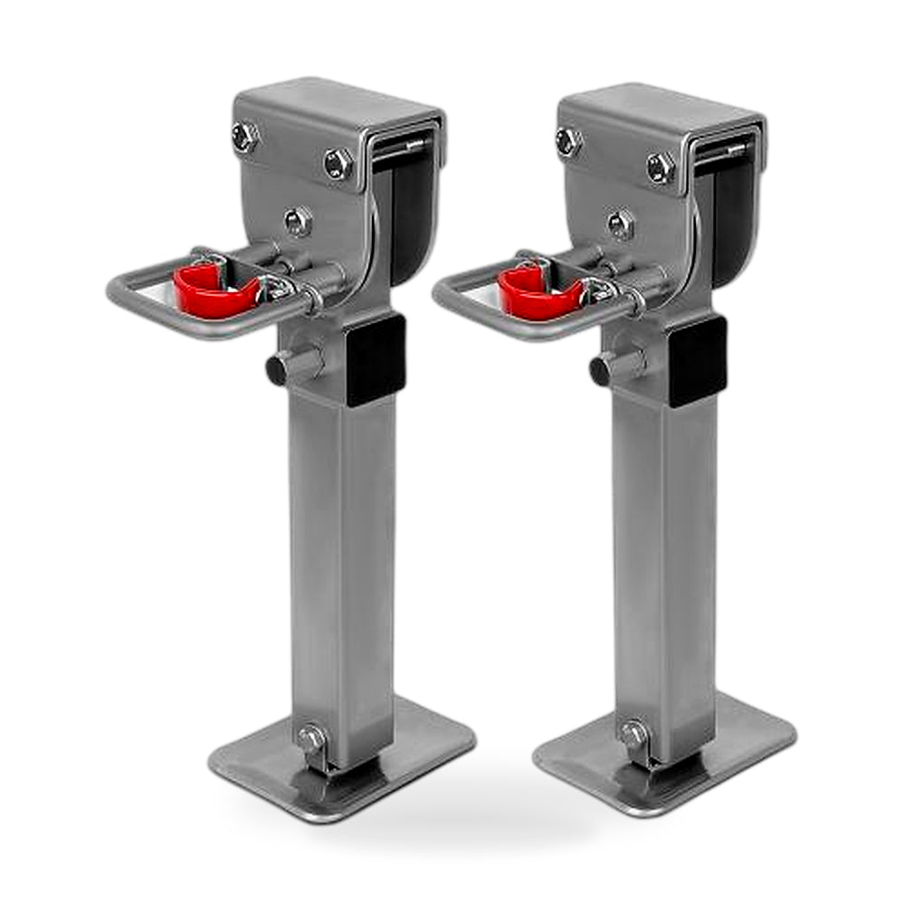 2x Corner Legs 440-560mm Caravan Stabiliser 1200lbs Suitable For Trailer