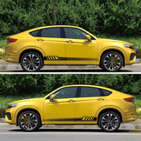 {{ 2pcs set Car Body Stickers Long Stripe Side Skirt Decoration Decals }} - Buy Car Parts Online at {{ Kaka Auto Parts }}.