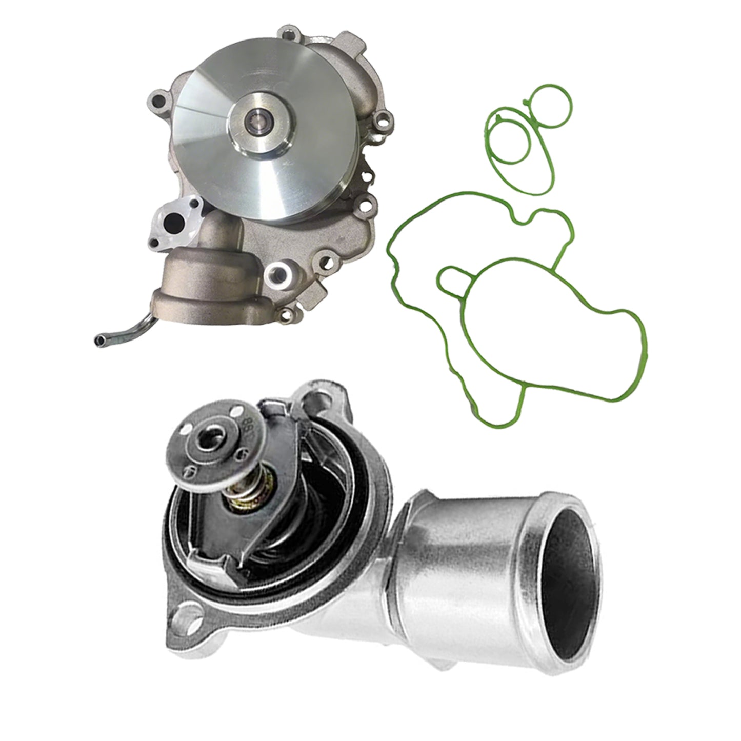 Water Pump & Thermostat Suitable For Jeep Grand Cherokee WK 3.0L CRD Diesel 2013-On