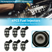 {{ 6PCS Fuel Injectors Suitable for Nissan Patrol GU Y61 4. 5L 1997-2001 16600-38Y10 }} - Buy Car Parts Online at {{ Kaka Auto Parts }}.