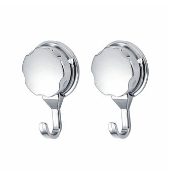 compare product 2x Strong Vacuum Suction Cup Hook Suitable For Bathroom and Kitchen Towel Shower Holder