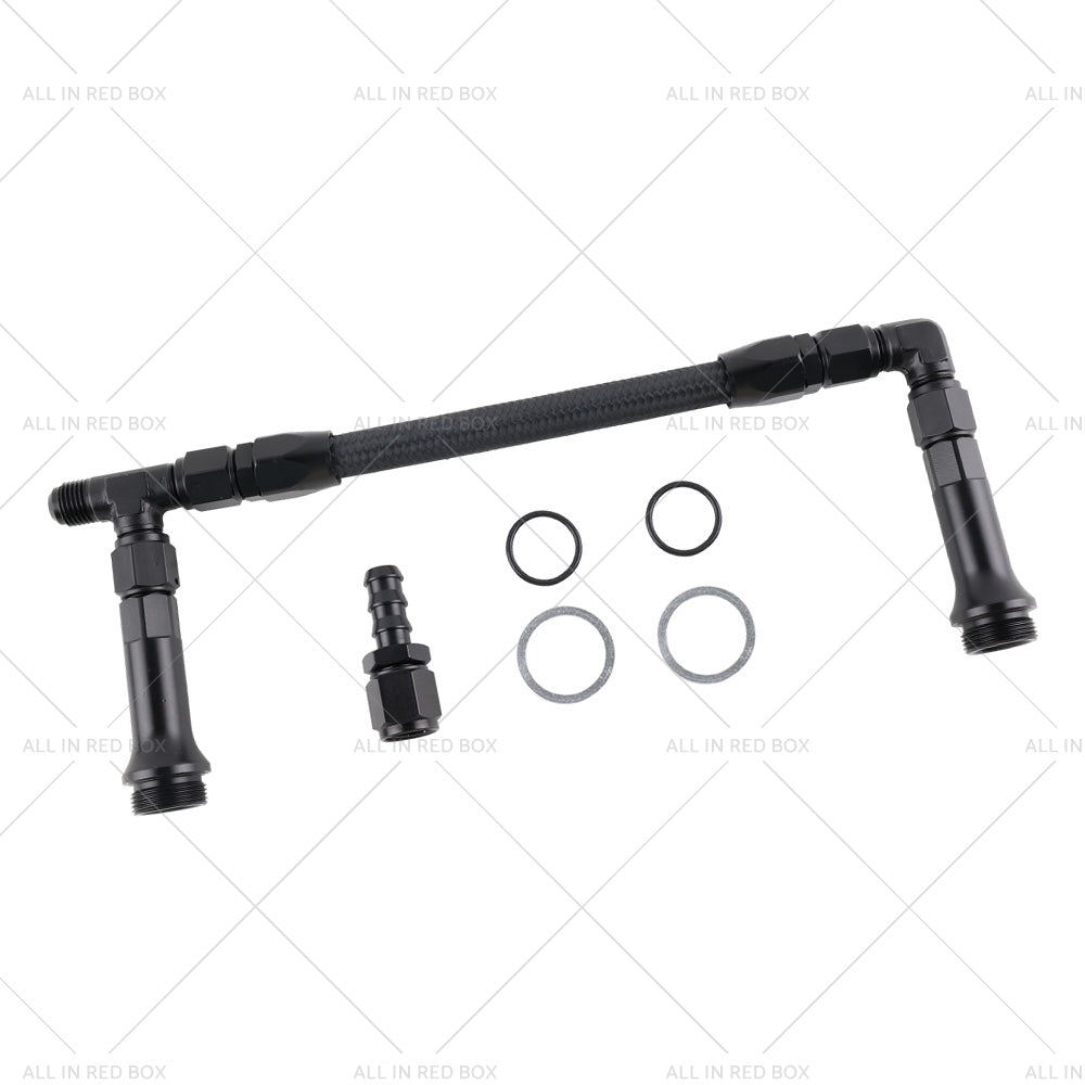{{ Braided AN6 Dual Feed Carb Fuel Line Double Pump For 4150 Holley Carburetor }} - Buy Car Parts Online at {{ Kaka Auto Parts }}.