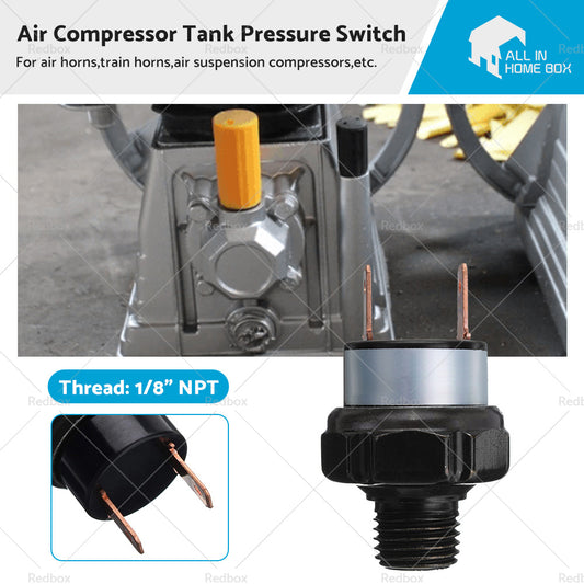 {{ 1 8inch NPT end Air Compressor Pressure Tank Control Switch Off 90-120 PSI }} - Buy Car Parts Online at {{ Kaka Auto Parts }}.
