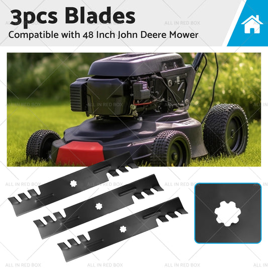 {{ Blade Set for 48 inch  John Deere Mower 155C LA130 LA140 Gx21784 Gx21786 GY20852 }} - Buy Car Parts Online at {{ Kaka Auto Parts }}.