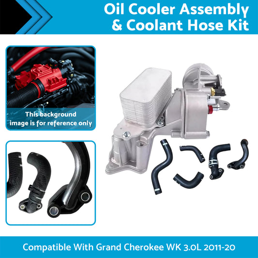 Complete Oil Cooler Assembly Suitable For Jeep WK2 3.0L EcoDiesel 68269916AB