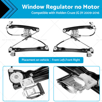 compare product Window Regulator Front LHRH Suitable For Holden Cruze JG JH 2009-2016 no Motor