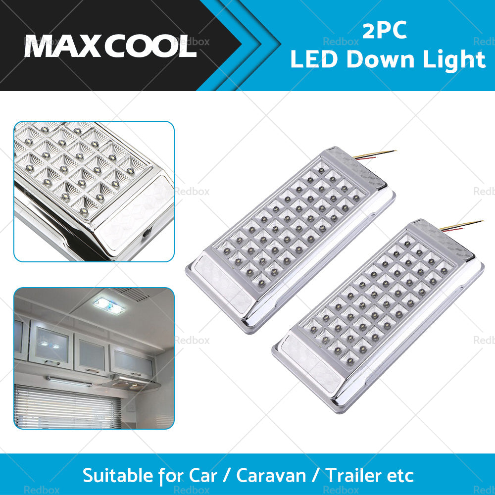 {{ 2PCS 12V LED Down Light Cabin Ceiling Lamp Boat Camper Trailer RV Caravan Lights }} - Buy Car Parts Online at {{ Kaka Auto Parts }}.