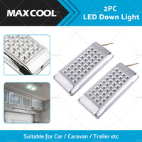 {{ 2PCS 12V LED Down Light Cabin Ceiling Lamp Boat Camper Trailer RV Caravan Lights }} - Buy Car Parts Online at {{ Kaka Auto Parts }}.