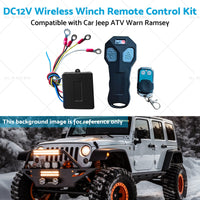 {{ DC12V Wireless Winch Remote Control Kit Suitable for Car Jeep ATV Warn Ramsey }} - Buy Car Parts Online at {{ Kaka Auto Parts }}.