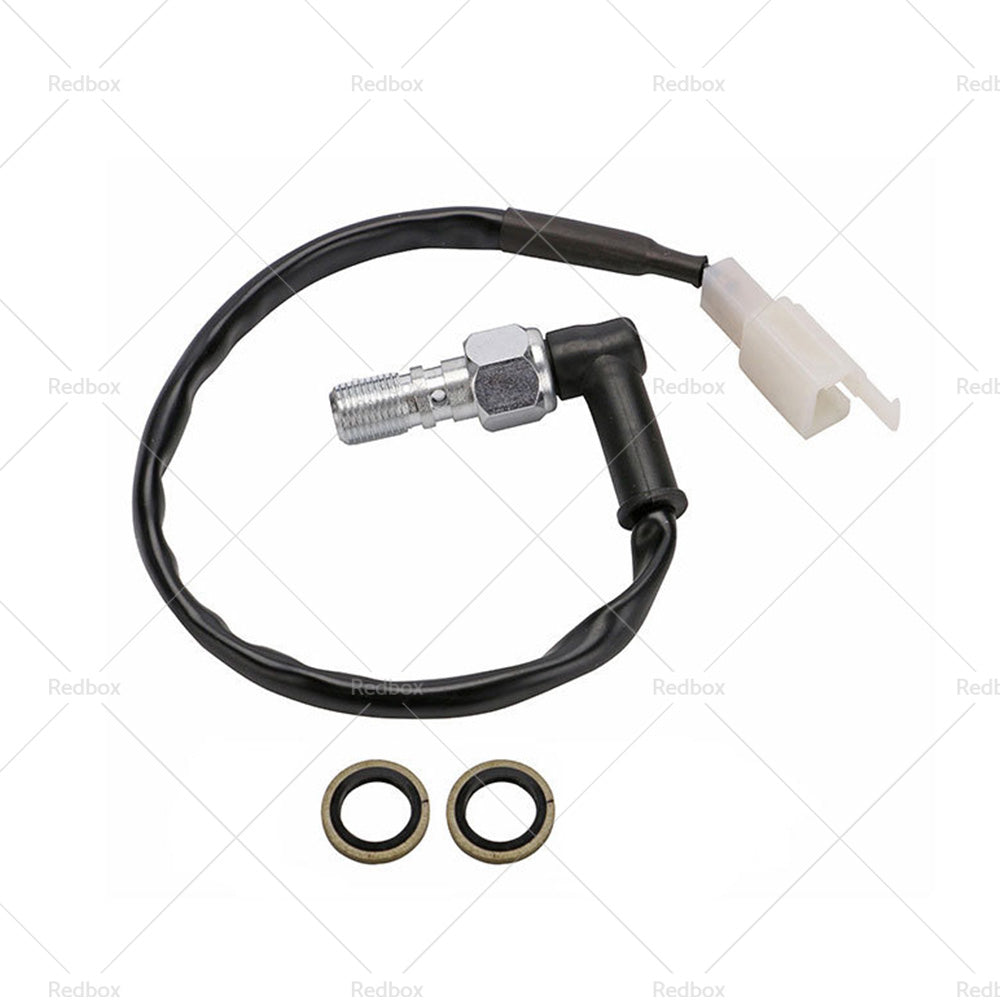 {{ Universal Motorcycle Hydraulic Pressure Brake Light Switch M10x1. 25 Banjo Bolt }} - Buy Car Parts Online at {{ Kaka Auto Parts }}.