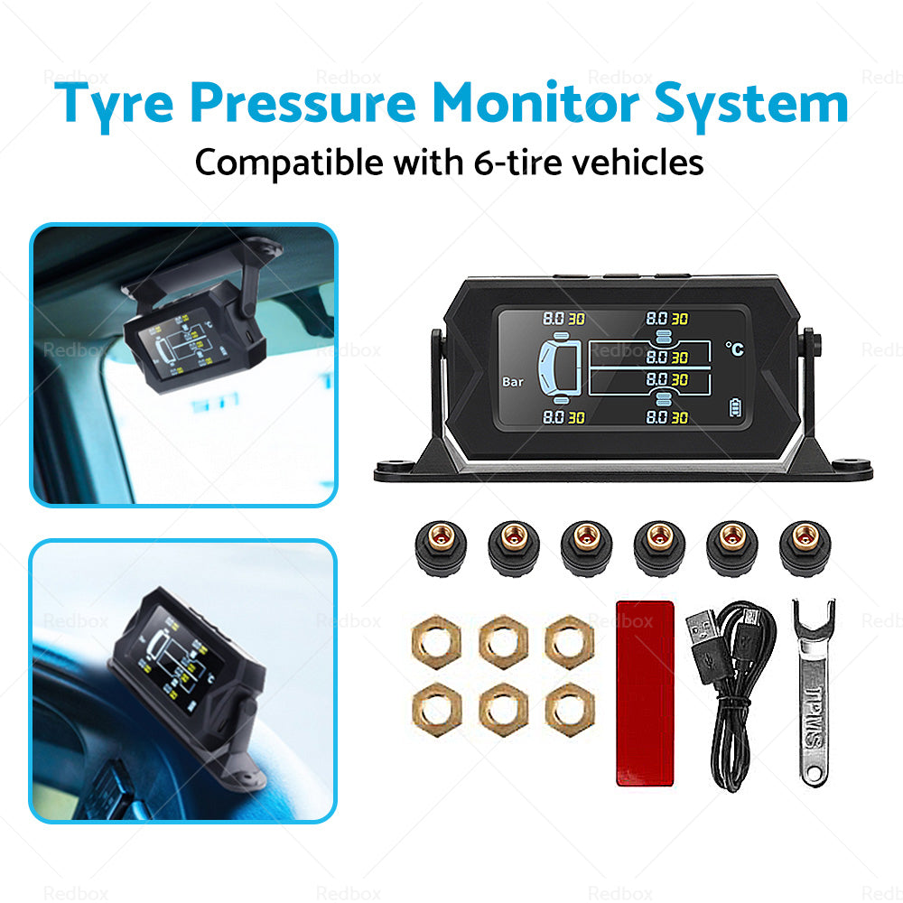 {{ Tyre Pressure Monitoring System  6 Wheel Sensor for Caravan Truck Trailer Solar }} - Buy Car Parts Online at {{ Kaka Auto Parts }}.