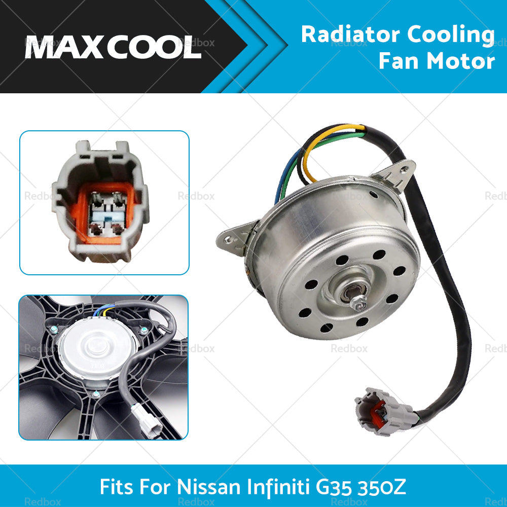 {{ Driver or Passenger Side Radiator Cooling Fan Motor Suitable for Infiniti Nissan }} - Buy Car Parts Online at {{ Kaka Auto Parts }}.