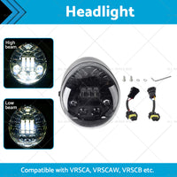 {{ LED Headlight Hi Lo Lamp Suitable For Harley Davidson VROD V-Rod VRSC VRSCA }} - Buy Car Parts Online at {{ Kaka Auto Parts }}.