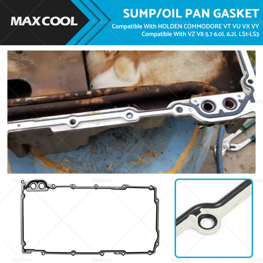 {{ SUMP OIL PAN GASKET Suitable For HOLDEN COMMODORE VT VU VX VY VZ V8 LS1-LS3 }} - Buy Car Parts Online at {{ Kaka Auto Parts }}.