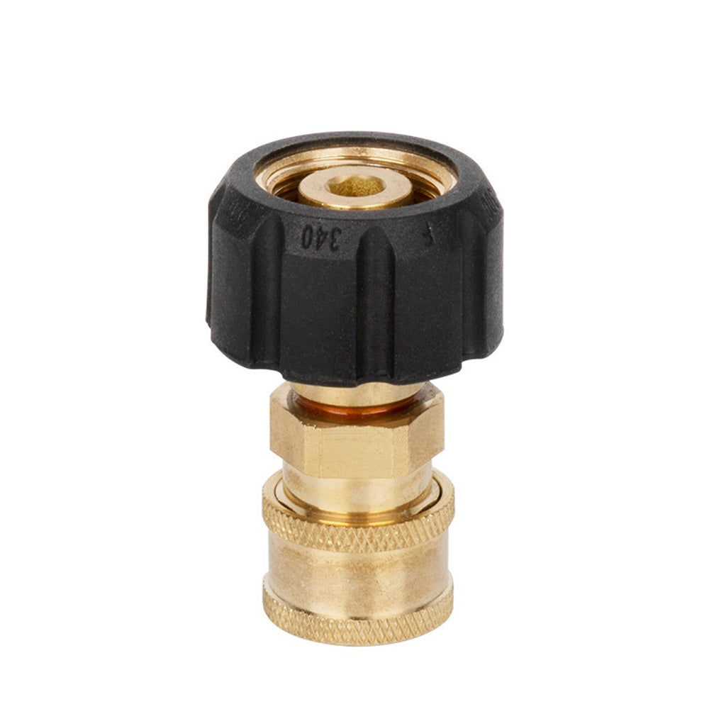 2x Pressure Washer Adapter Pair 1/4 Inch Quick Connect Coupler Kit Suitable For M22-1/4 Adapter