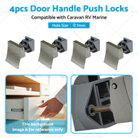 {{ 4PCS Square Shape Handle Push Locks Suitable for Caravan RV Marine Latch Knob }} - Buy Car Parts Online at {{ Kaka Auto Parts }}.