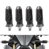 4x Motorcycle LED Turn Signal Indicators Suitable For Bikes ¡§C Amber, Universal Fitment