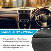 {{ Black Non-Slip Dash Mat Cover Suitable For Subaru Outback Wagon GEN 6 2021-2023 }} - Buy Car Parts Online at {{ Kaka Auto Parts }}.