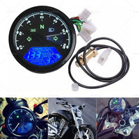 {{ Universal Digital Motorcycle Odometer Speedometer Tachometer Gauge LCD Backlight }} - Buy Car Parts Online at {{ Kaka Auto Parts }}.