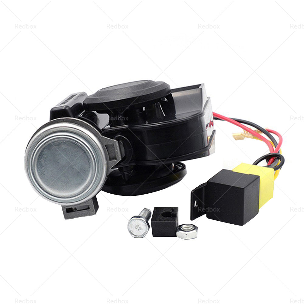 {{ 1X Nautilus Compact Motor Bike Air Horn Black 139dB 12 volt Motorcycle Loud }} - Buy Car Parts Online at {{ Kaka Auto Parts }}.