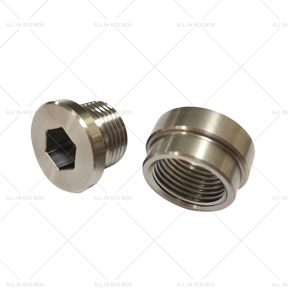 {{ 2 SETS O2 Oxygen Sensor Bung Weld On w or Plug  and  Washer M18x1. 5mm }} - Buy Car Parts Online at {{ Kaka Auto Parts }}.