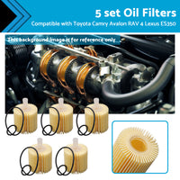 {{ 5PCS Oil Filter 04152-YZZA1 Suitable For Toyota Camry Kluger RAV 4 Lexus IS300h }} - Buy Car Parts Online at {{ Kaka Auto Parts }}.