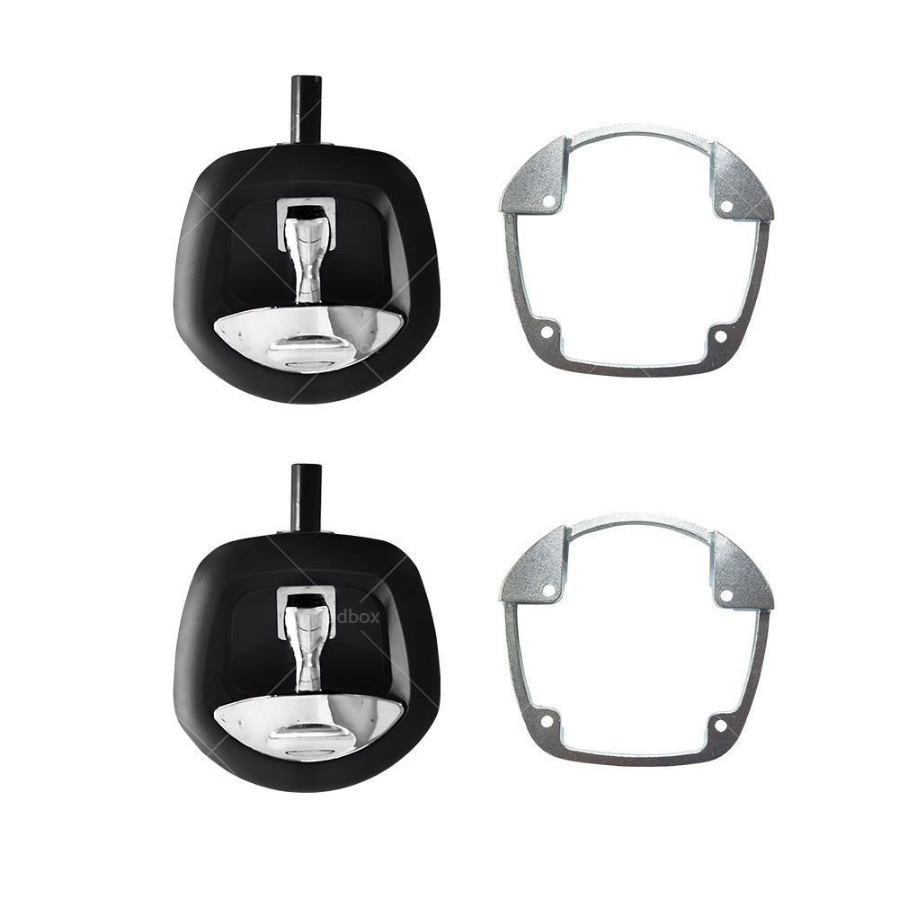 {{ 2pcs Whale Tail Lock or Compression Lock Black w or  Chrome Handle Trailer Ute Toolbox }} - Buy Car Parts Online at {{ Kaka Auto Parts }}.