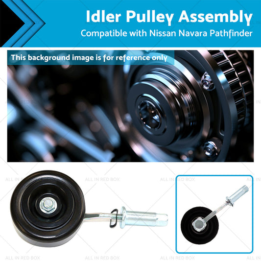 {{ Belt Tensioner Idler Pulley Assembly for Nissan Navara D40 YD25 Pathfinder R51 }} - Buy Car Parts Online at {{ Kaka Auto Parts }}.