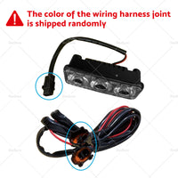 {{ 2X Super Bright 3 LED Daylight Running Lights Daytime Driving Light DRL White }} - Buy Car Parts Online at {{ Kaka Auto Parts }}.