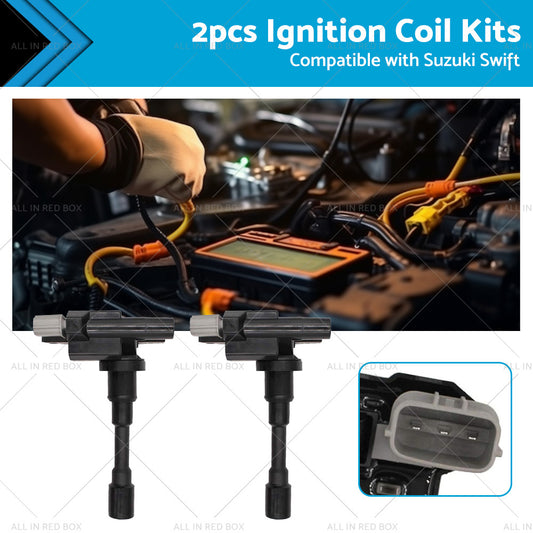 {{ 2PCS Ignition Coil Suitable for Suzuki Swift 1. 5L RS415 EZ ZC ZD HT M15A Engine }} - Buy Car Parts Online at {{ Kaka Auto Parts }}.